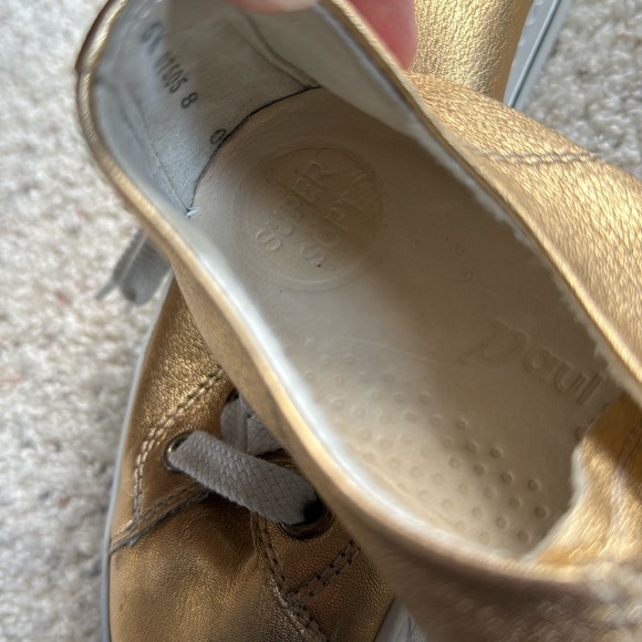 PAUL GREEN Carly Gold Sneaker UK 5.5 US 8 - Picture 9 of 16